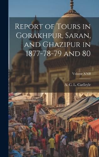 Cover image for Report of Tours in Gorakhpur, Saran, and Ghazipur in 1877-78-79 and 80; Volume XXII