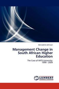 Cover image for Management Change in South African Higher Education