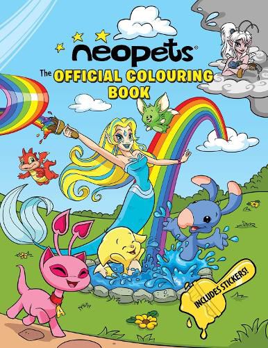 Cover image for Neopets: The Official Colouring Book