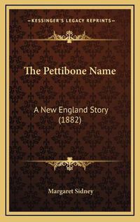 Cover image for The Pettibone Name: A New England Story (1882)