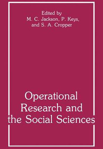 Operational Research and the Social Sciences