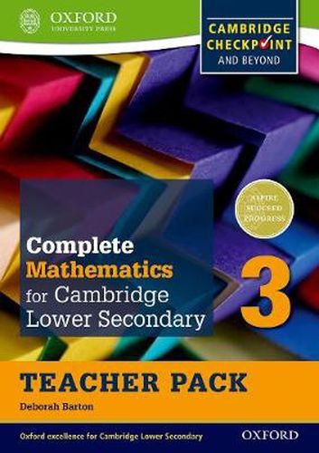 Cover image for Complete Mathematics for Cambridge Lower Secondary Teacher Pack 3 (First Edition)