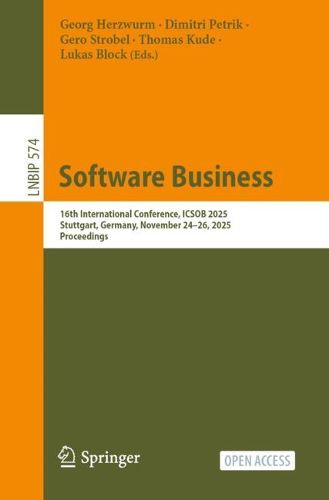 Cover image for Software Business