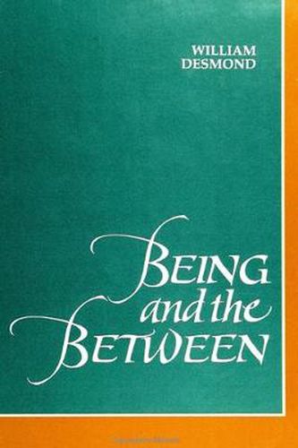 Cover image for Being and the Between