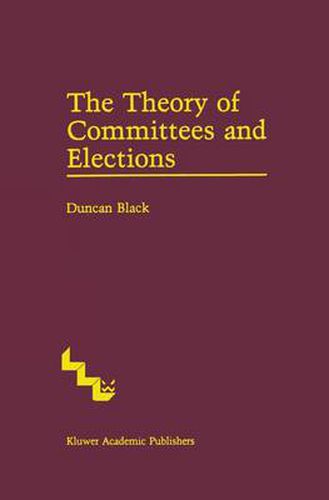 Cover image for The Theory of Committees and Elections