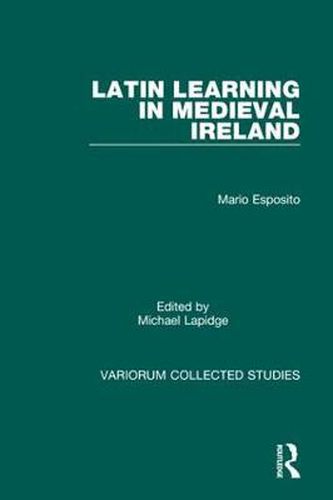 Cover image for Latin Learning in Medieval Ireland