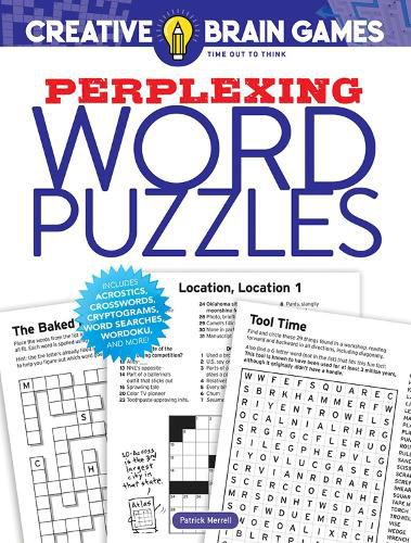 Cover image for Creative Brain Games Perplexing Word Puzzles