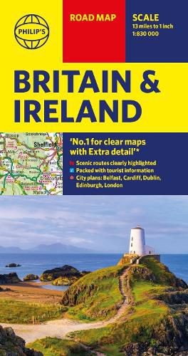 Cover image for Philip's Britain and Ireland Road Map