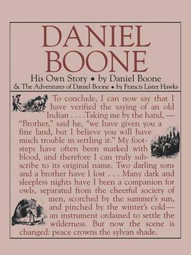 Cover image for Daniel Boone: His Own Story: His Own Story