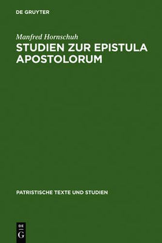Cover image for Studien zur Epistula Apostolorum