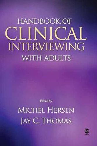 Cover image for Handbook of Clinical Interviewing with Adults