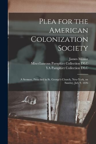 Plea for the American Colonization Society