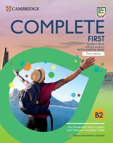 Cover image for Complete First Student's Book without answers with Digital Pack English for Spanish Speakers