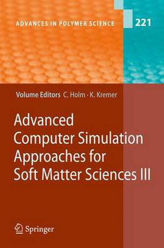 Cover image for Advanced Computer Simulation Approaches for Soft Matter Sciences III