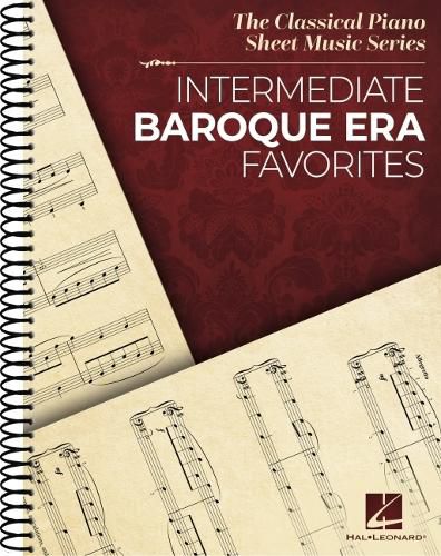 Cover image for Intermediate Baroque Era Favorites: The Classical Piano Sheet Music Series