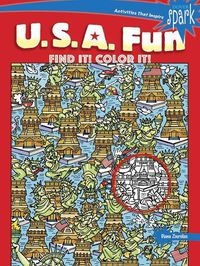 Cover image for SPARK U.S.A. Fun Find It! Color It!