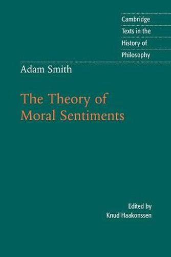 Cover image for Adam Smith: The Theory of Moral Sentiments