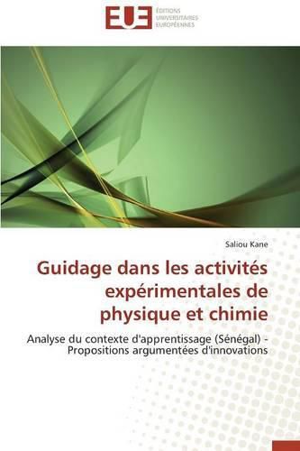 Cover image for Guidage Dans Les Activit s Exp rimentales de Physique Et Chimie