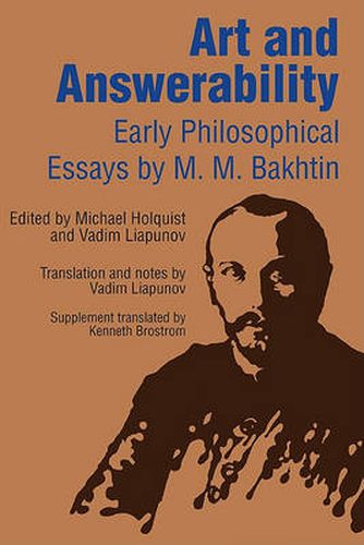 Cover image for Art and Answerability: Early Philosophical Essays