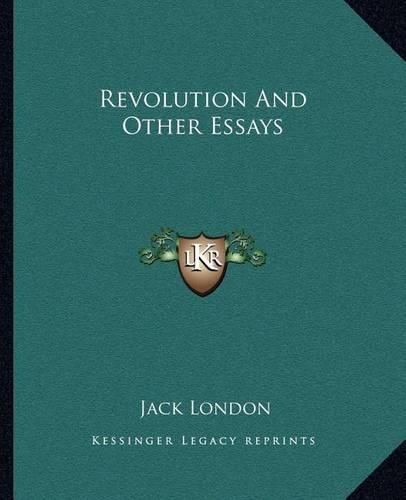 Cover image for Revolution and Other Essays