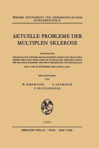 Cover image for Aktuelle Probleme Der Multiplen Sklerose