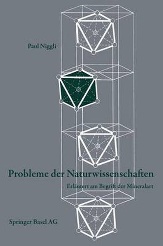 Cover image for Probleme der Naturwissenschaften: Erlautert am Begriff der Mineralart