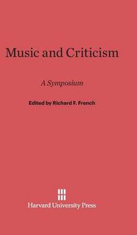 Cover image for Music and Criticism