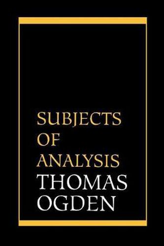 Subjects of Analysis