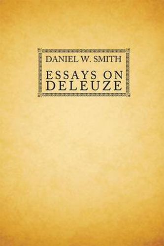 Cover image for Essays on Deleuze