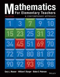 Cover image for Mathematics for Elementary Teachers - A Contemporary Approach, Tenth Edition