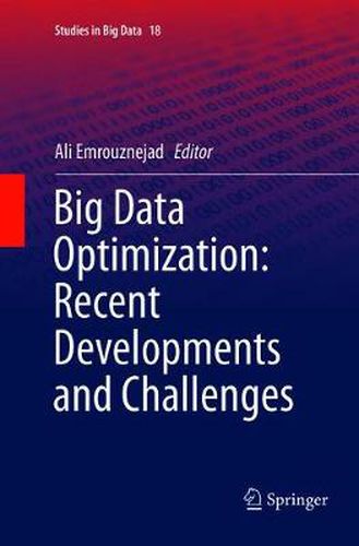 Cover image for Big Data Optimization: Recent Developments and Challenges