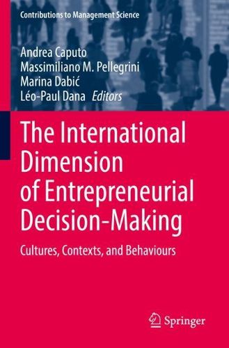 Cover image for The International Dimension of Entrepreneurial Decision-Making