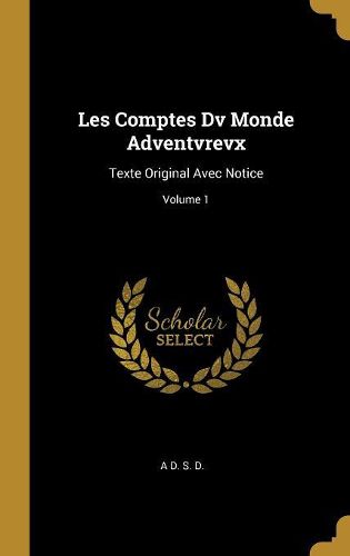 Cover image for Les Comptes Dv Monde Adventvrevx