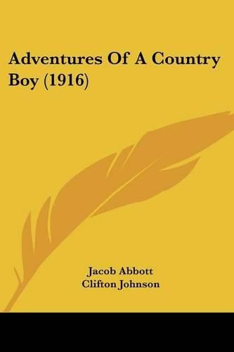 Cover image for Adventures of a Country Boy (1916)