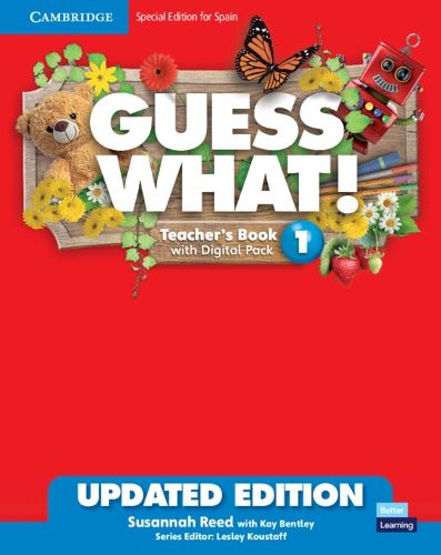 Cover image for Guess What! Level 1 Teacher's Book with Digital Pack Special Edition for Spain Updated