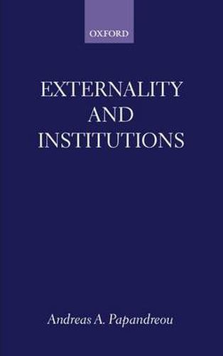 Cover image for Externality and Institutions