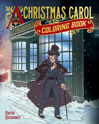 Cover image for A Christmas Carol Coloring Book