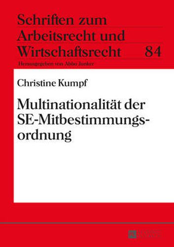Cover image for Multinationalitaet Der Se-Mitbestimmungsordnung