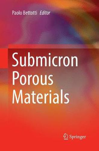 Cover image for Submicron Porous Materials