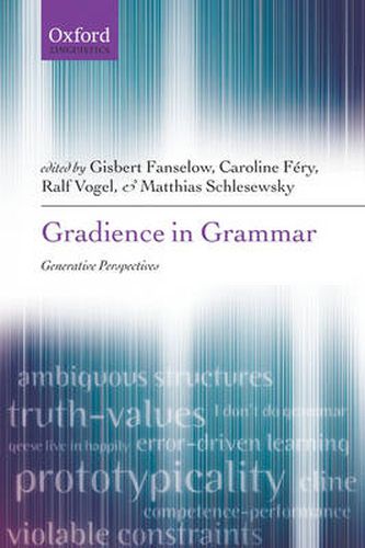 Cover image for Gradience in Grammar: Generative Perspectives