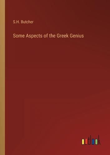 Cover image for Some Aspects of the Greek Genius