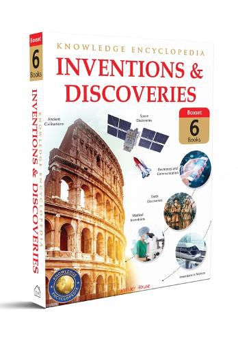 Cover image for Inventions & Discoveries - Collection of 6 Books Knowledge Encyclopedia for Children