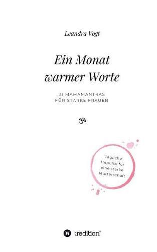 Cover image for Ein Monat warmer Worte