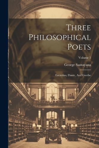 Cover image for Three Philosophical Poets