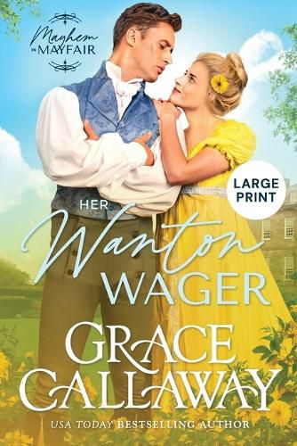 Cover image for Her Wanton Wager (Large Print)