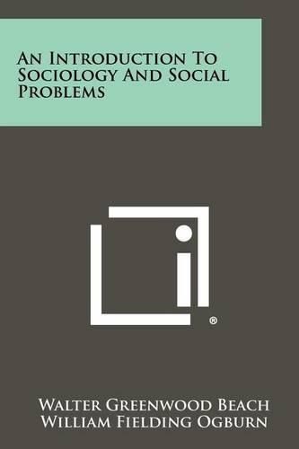 Cover image for An Introduction to Sociology and Social Problems