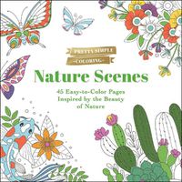 Cover image for Pretty Simple Coloring: Nature Scenes