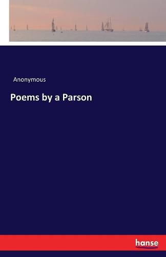 Cover image for Poems by a Parson