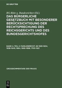 Cover image for Familienrecht,  1589-1634, 1638-1649, 1664, 1666-1698, 1705-1921