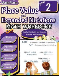 Cover image for Place Value and Expanded Notations Math Workbook 2nd Grade